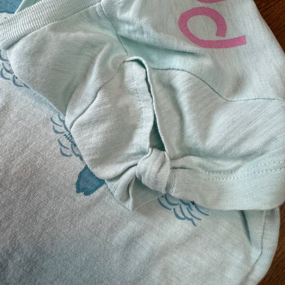 PEEK Australia T-Shirt Girls 3 3T Protect Our Sea Life Barrier Reef Blue Tee - Picture 4 of 5